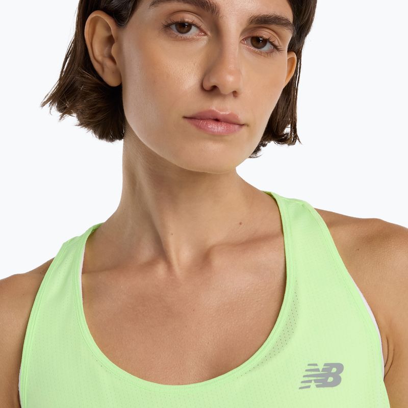 Moteriški marškinėliai New Balance Athletics Tank afterglow heather 5