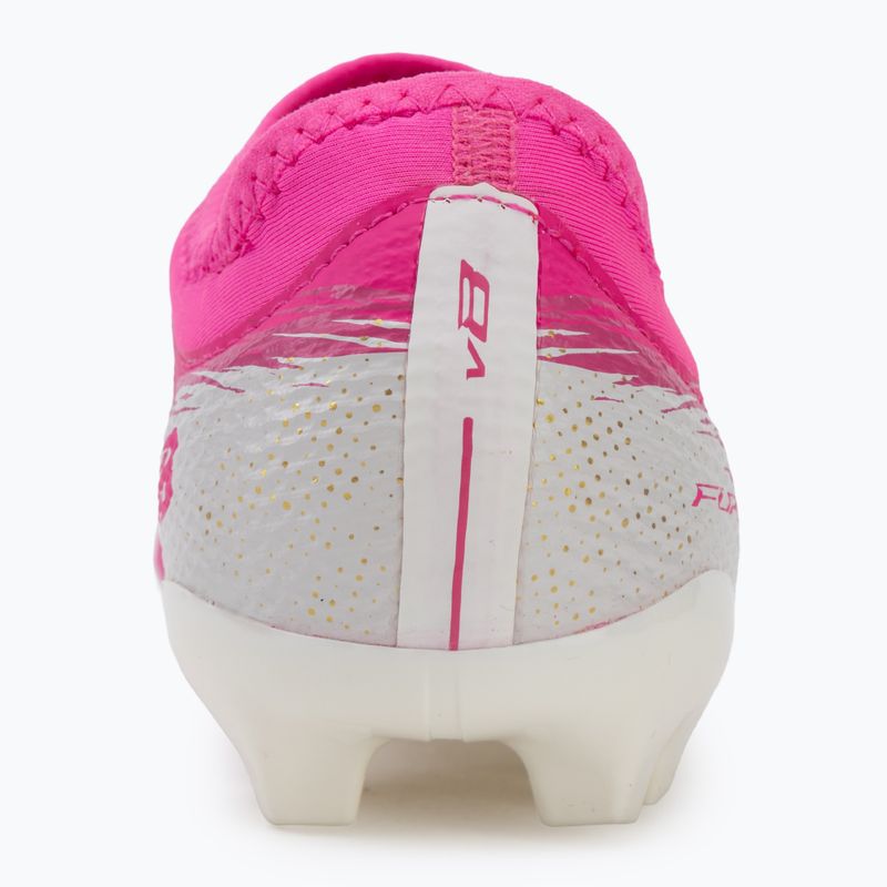 Vaikiški futbolo batai New Balance Furon Team V8 FG pink heat/sea salt/gold metallic 6