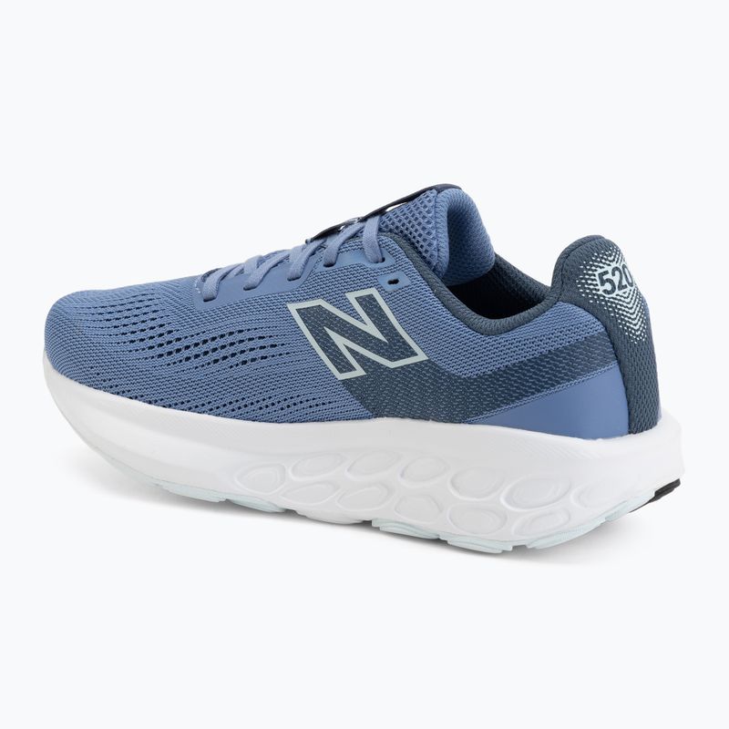 Moteriški bėgimo batai New Balance Fresh Foam 520's V9 fairweather blue/vinte indigo/glint blue 3