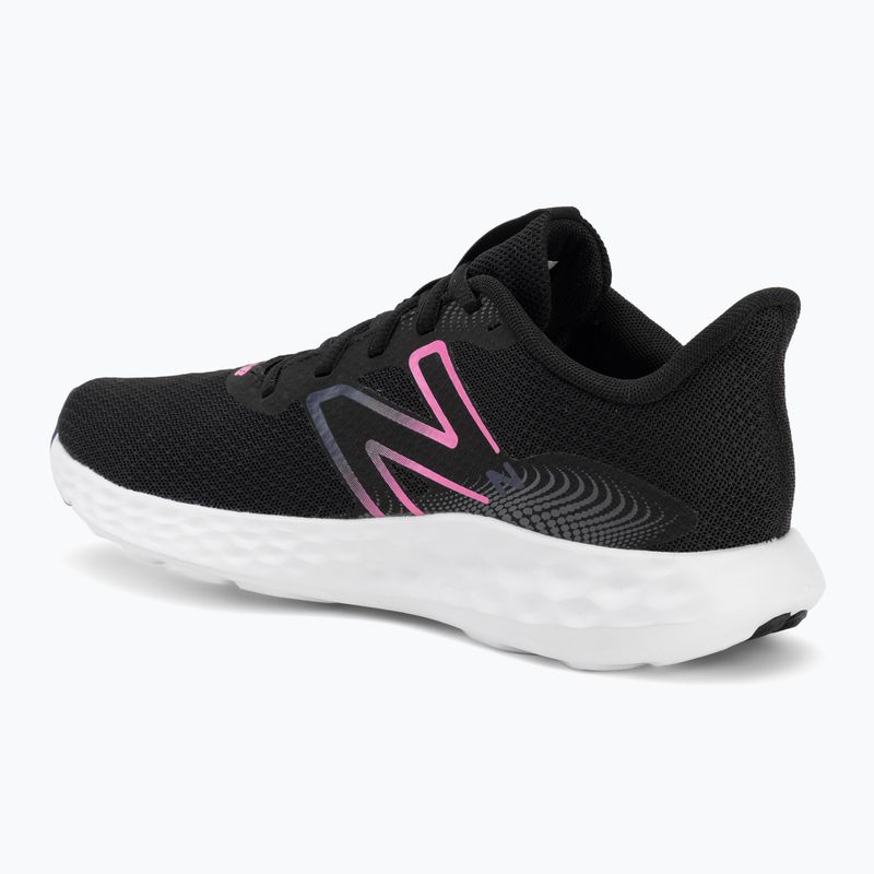 Moteriški bėgimo batai New Balance Fresh Foam 411's V3 black/real pink/blue oyster 3
