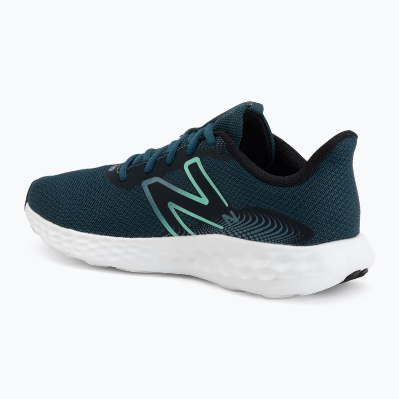 Vyriški bėgimo batai New Balance Fresh Foam 411's V3 salt water/deep end/medusa green 3