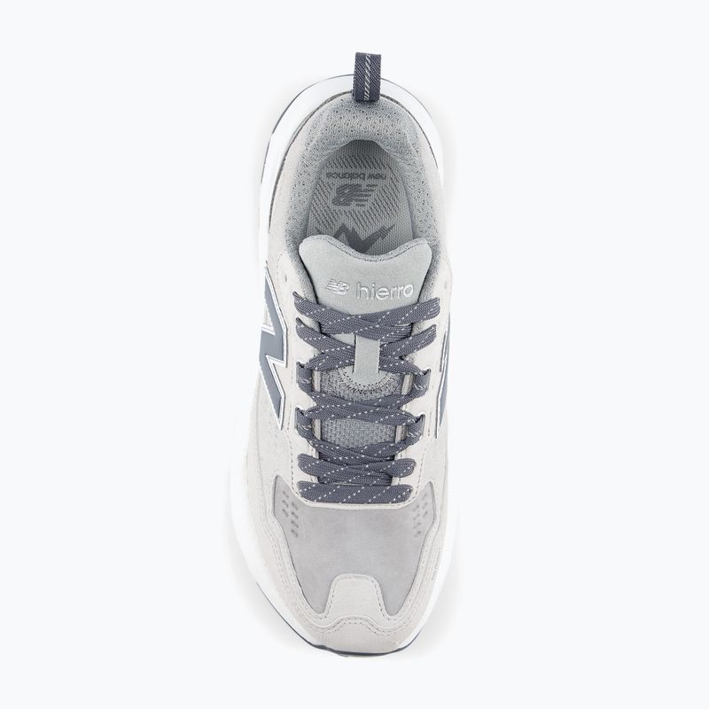 Moteriški bėgimo batai New Balance Hierro Trek Nubuck Vamp V9 grey matter/graphite 4