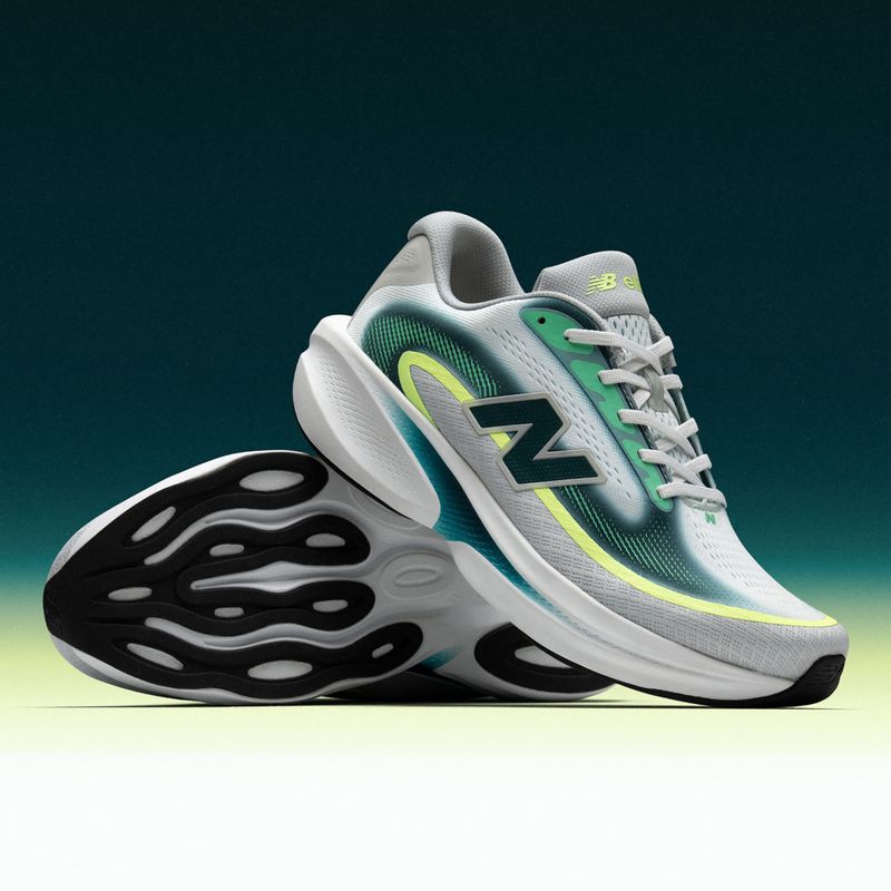Moteriški bėgimo batai New Balance Ellipse v1 deep end/medusa green/afterglow 9