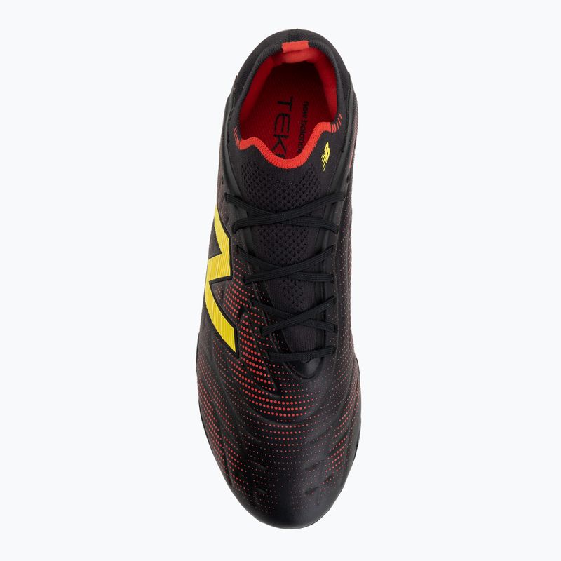 Futbolo batai New Balance Tekela Elite Low V5 FG black 100/punch yellow/fire cracker 5