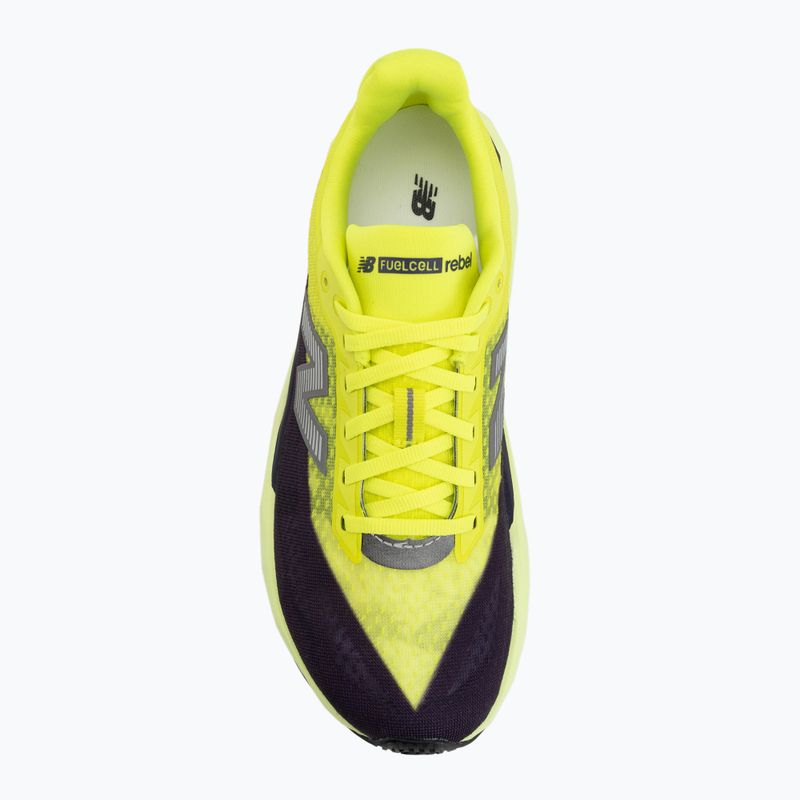 Moteriški bėgimo batai New Balance FuelCell Rebel V5 alkaline green/boyseerry/dark silver metallic 5