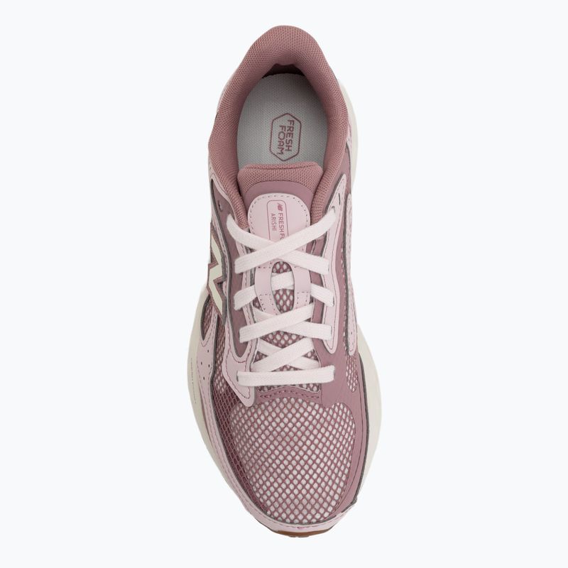 Moteriški bėgimo batai New Balance Fresh Foam Arishi V4 pink salt/rosewood/sea salt 5