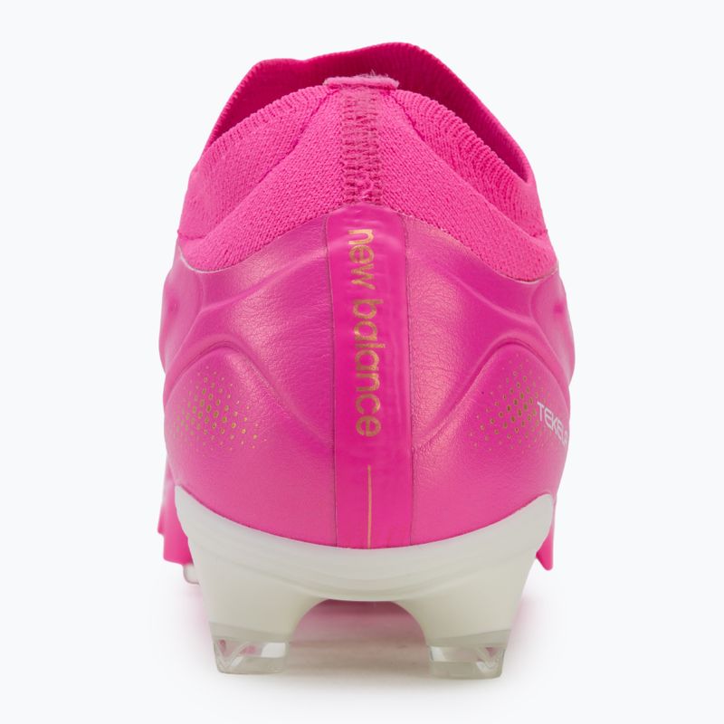 Futbolo batai New Balance Tekela Pro Low V5 FG pink heat/metallic gold/pink satin 6