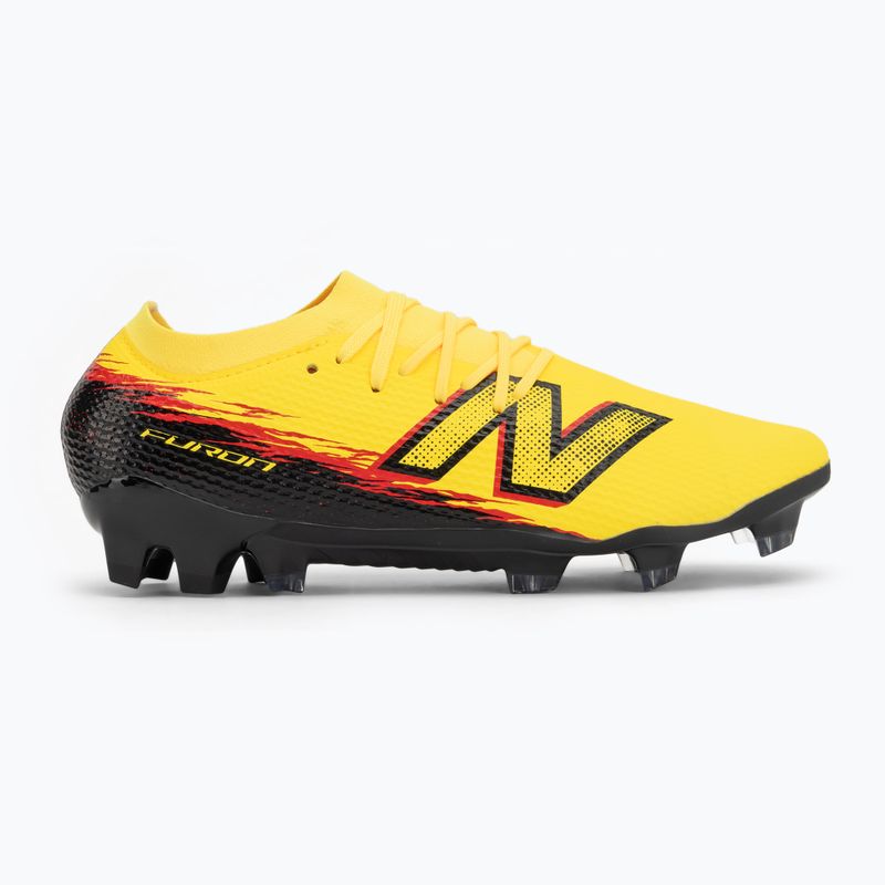 Futbolo batai New Balance Furon Team V8 FG punch yellow/black 100/fire cracker 2