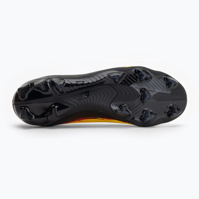 Futbolo batai New Balance Furon Team V8 FG punch yellow/black 100/fire cracker 4