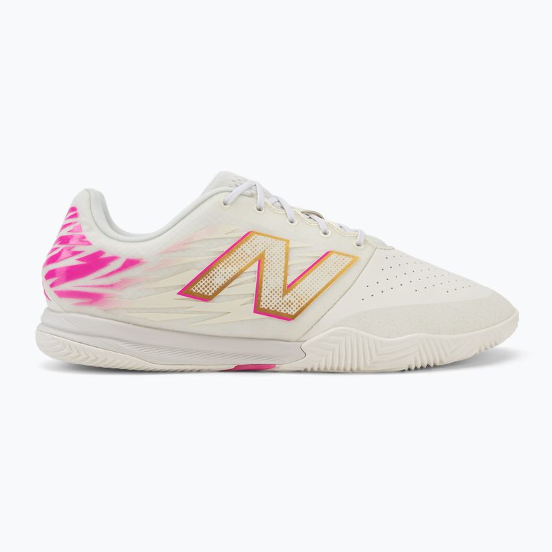 Futbolo batai New Balance Furon Pro V8 IN pink heat/sea salt/gold metallic 2