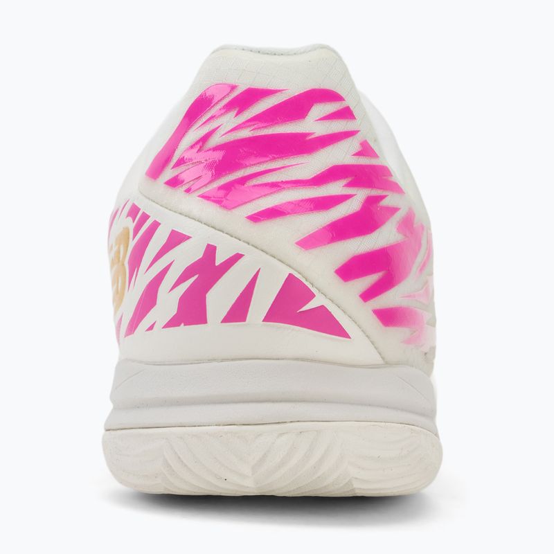 Futbolo batai New Balance Furon Pro V8 IN pink heat/sea salt/gold metallic 6