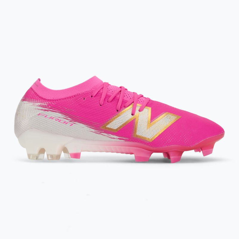 Futbolo batai New Balance Furon Elite V8 SG pink heat/sea salt/gold metallic 2