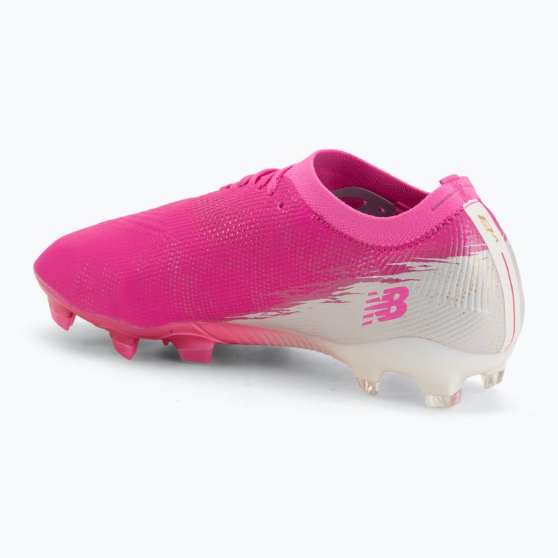 Futbolo batai New Balance Furon Elite V8 SG pink heat/sea salt/gold metallic 3