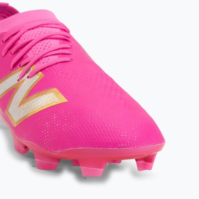Futbolo batai New Balance Furon Elite V8 SG pink heat/sea salt/gold metallic 7