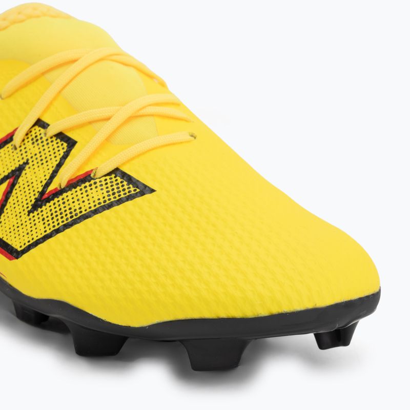 Vaikiški futbolo batai New Balance Furon Team V8 FG punch yellow/black 100/fire cracker 7