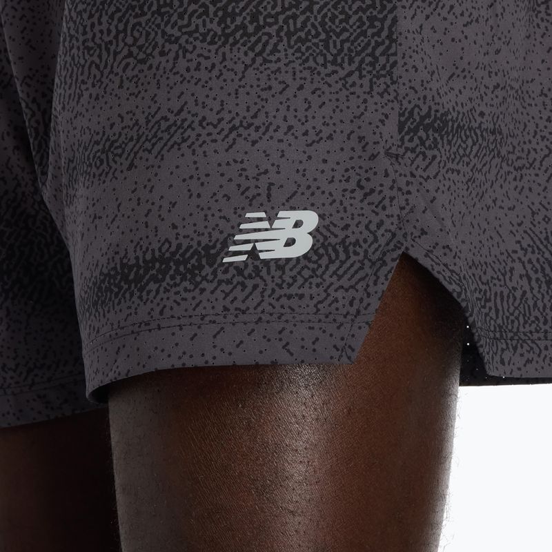 Vyriški bėgimo šortai New Balance RC Printed 5" black/grey 7