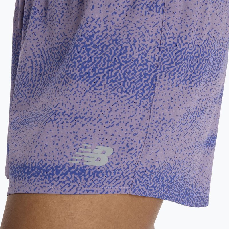 Moteriški bėgimo šortai New Balance RC Printed 3" candided violet 6