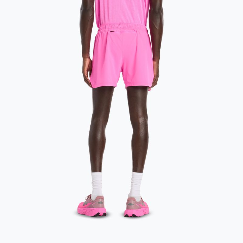Vyriški šortai New Balance RC Seamless 5" pink heat 3