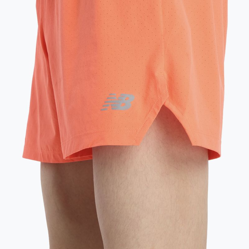 Vyriški šortai New Balance RC Seamless 5" tangerine heat 6