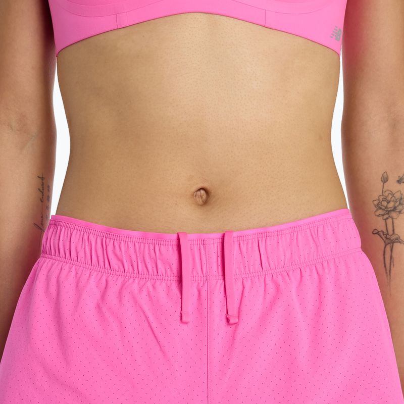 Moteriški šortai New Balance RC Seamless 3" pink heat 3