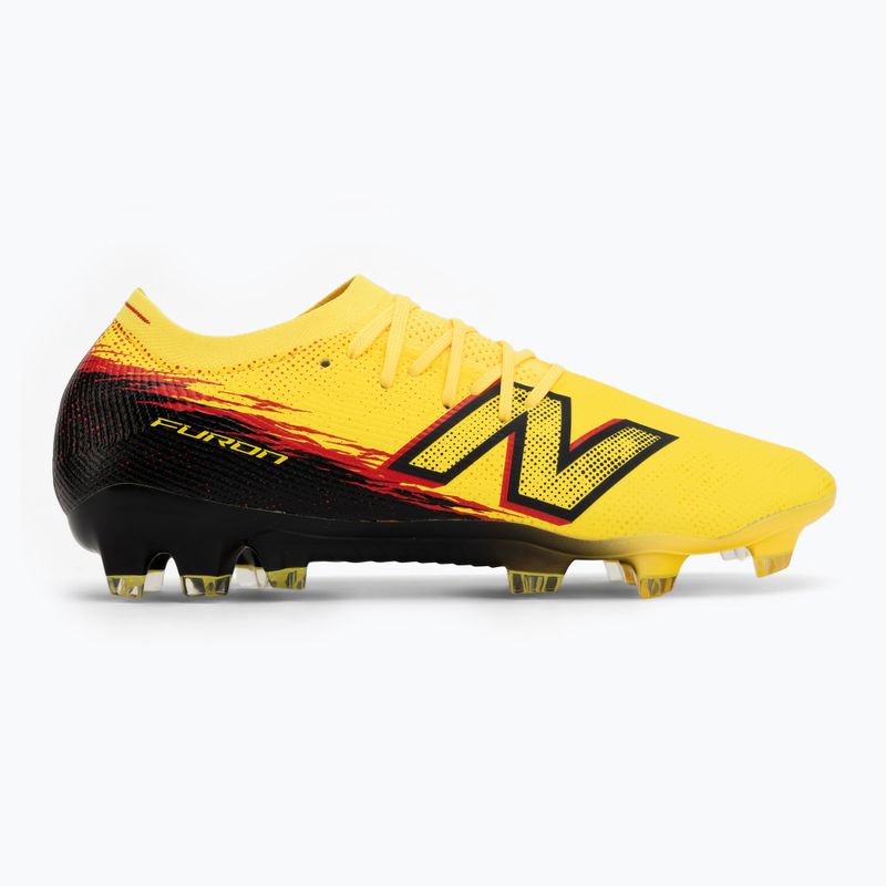 Futbolo batai New Balance Furon Elite V8 FG punch yellow/black 100/fire cracker 2
