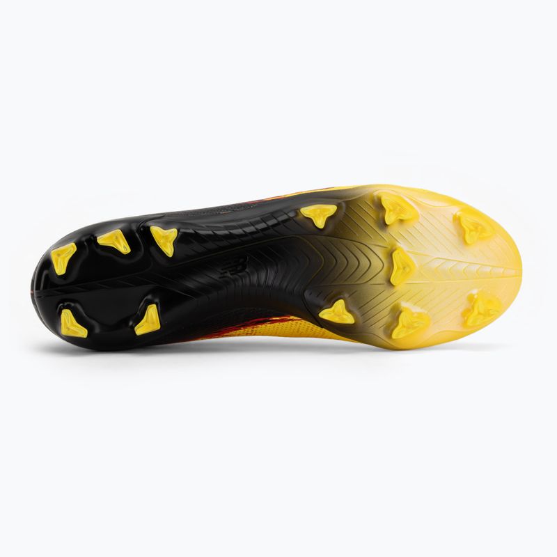 Futbolo batai New Balance Furon Elite V8 FG punch yellow/black 100/fire cracker 4