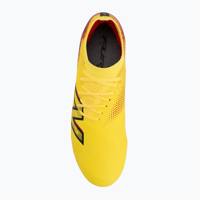 Futbolo batai New Balance Furon Elite V8 FG punch yellow/black 100/fire cracker 5