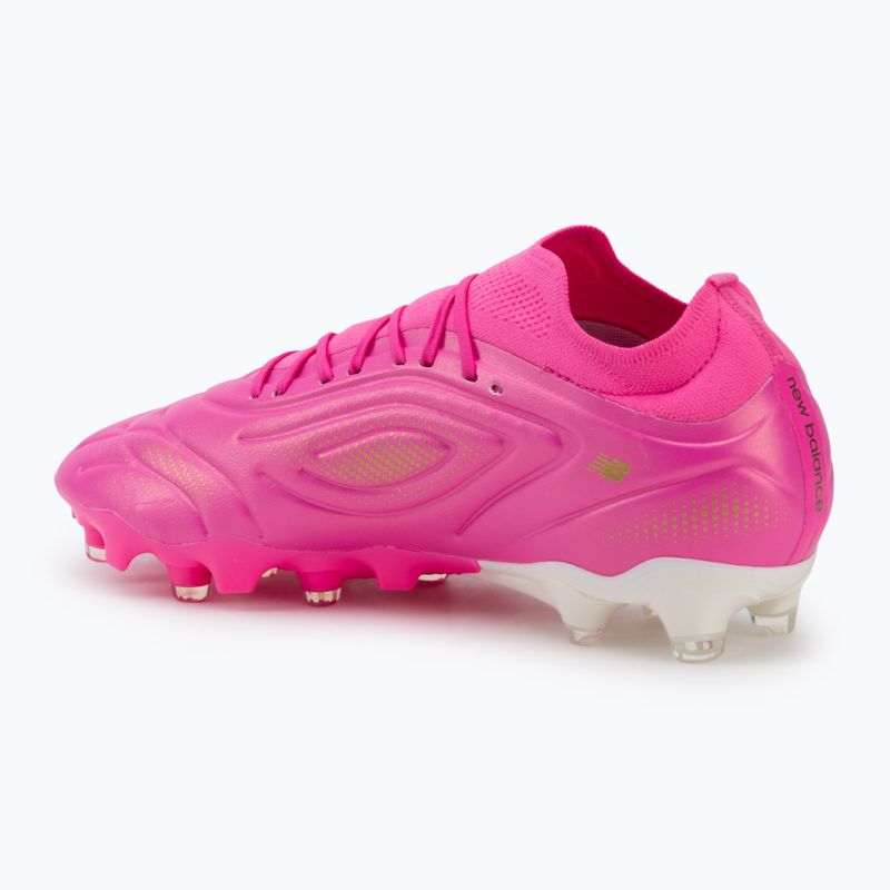 Futbolo batai New Balance Tekela Team Low V5 FG pink heat/metallic gold/pink satin 3