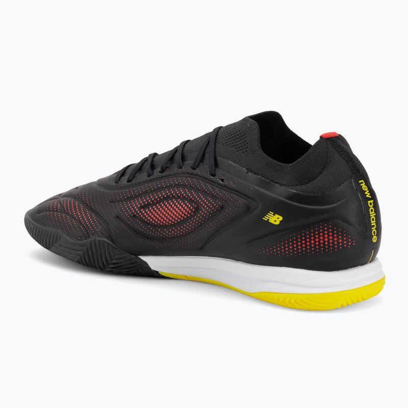 Futbolo batai New Balance Tekela Team Low V5 IN black 100/punch yellow/fire cracker 3
