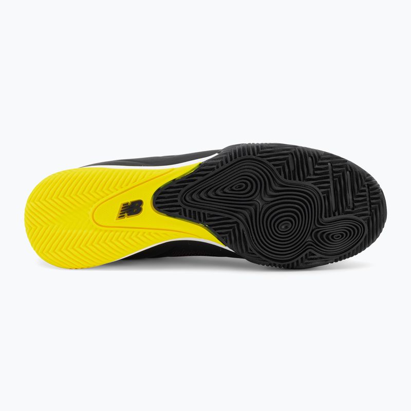Futbolo batai New Balance Tekela Team Low V5 IN black 100/punch yellow/fire cracker 4