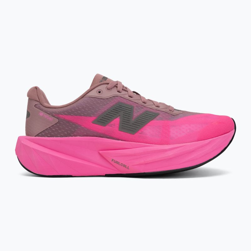 Moteriški bėgimo batai New Balance FuelCell Rebel V5 pink heat/rosewood 2