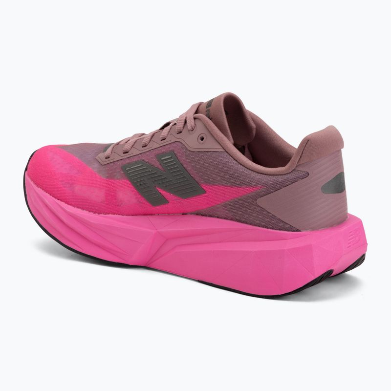 Moteriški bėgimo batai New Balance FuelCell Rebel V5 pink heat/rosewood 3