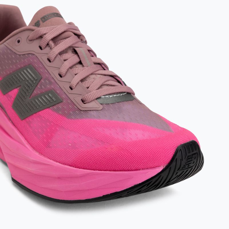 Moteriški bėgimo batai New Balance FuelCell Rebel V5 pink heat/rosewood 7