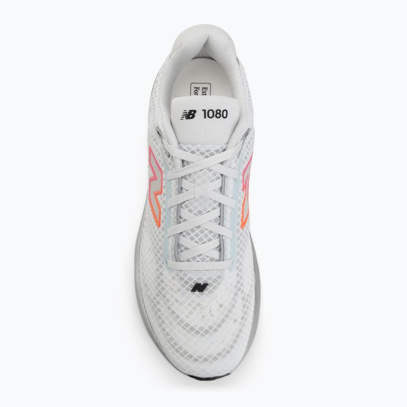Vyriški bėgimo batai New Balance 1080's V15 103 white/pink heat/tangerine heat 5