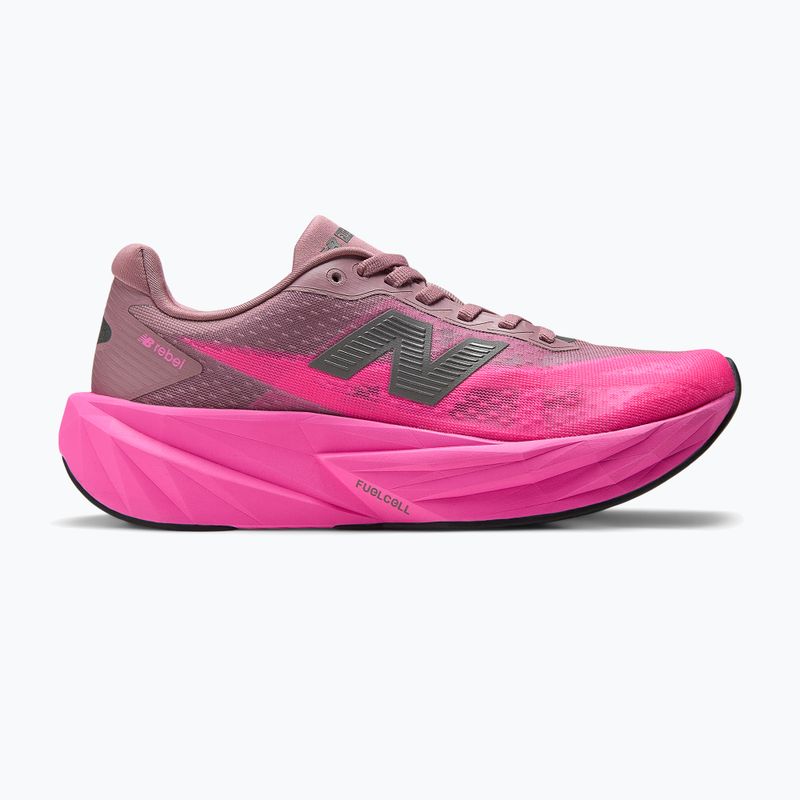 Moteriški bėgimo batai New Balance FuelCell Rebel V5 pink heat/rosewood 2