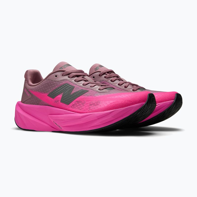 Moteriški bėgimo batai New Balance FuelCell Rebel V5 pink heat/rosewood 4