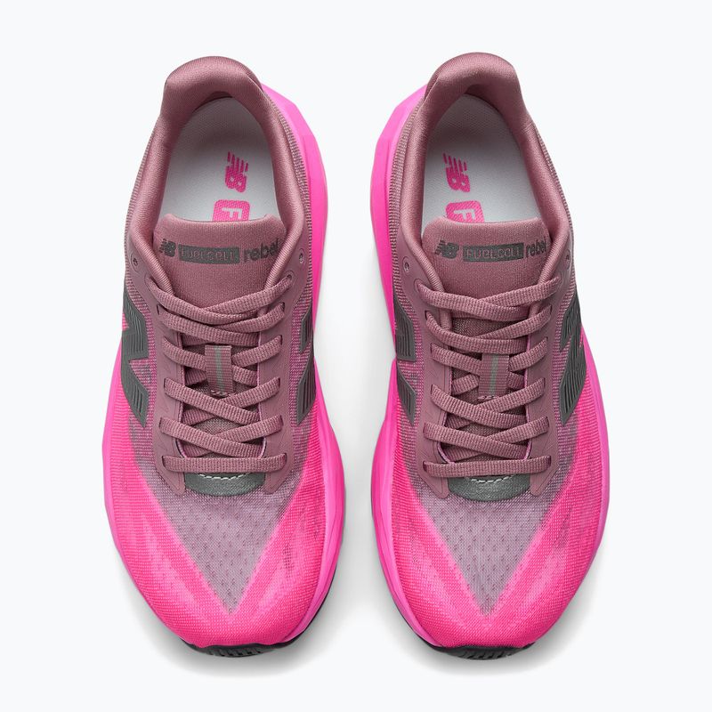 Moteriški bėgimo batai New Balance FuelCell Rebel V5 pink heat/rosewood 6