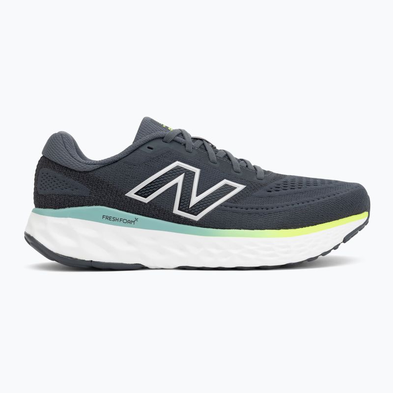 Vyriški bėgimo batai New Balance Fresh Foam Evoz V4 graphite/alkaline green 2