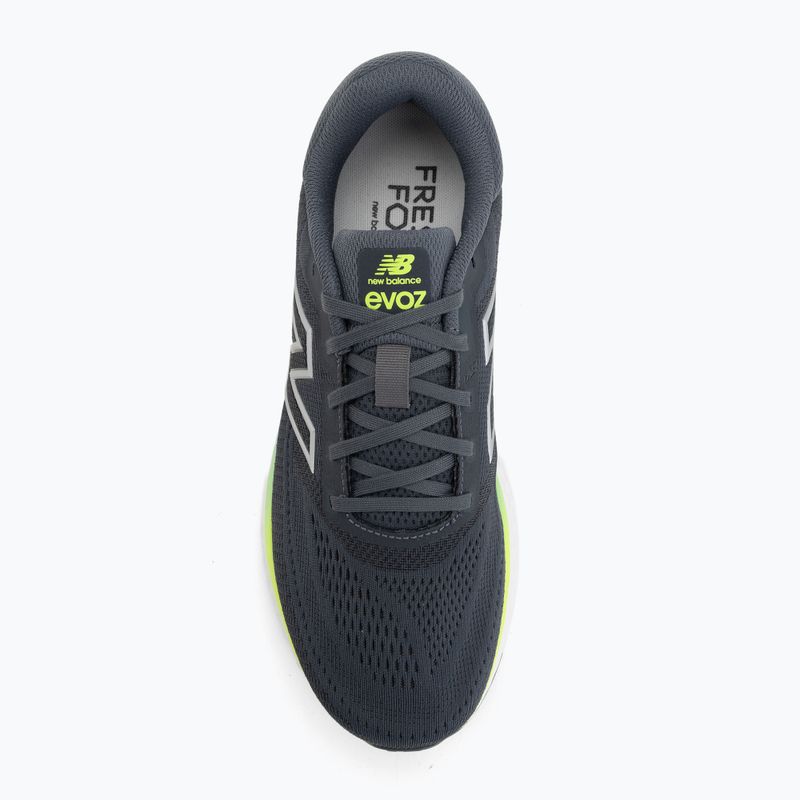 Vyriški bėgimo batai New Balance Fresh Foam Evoz V4 graphite/alkaline green 5