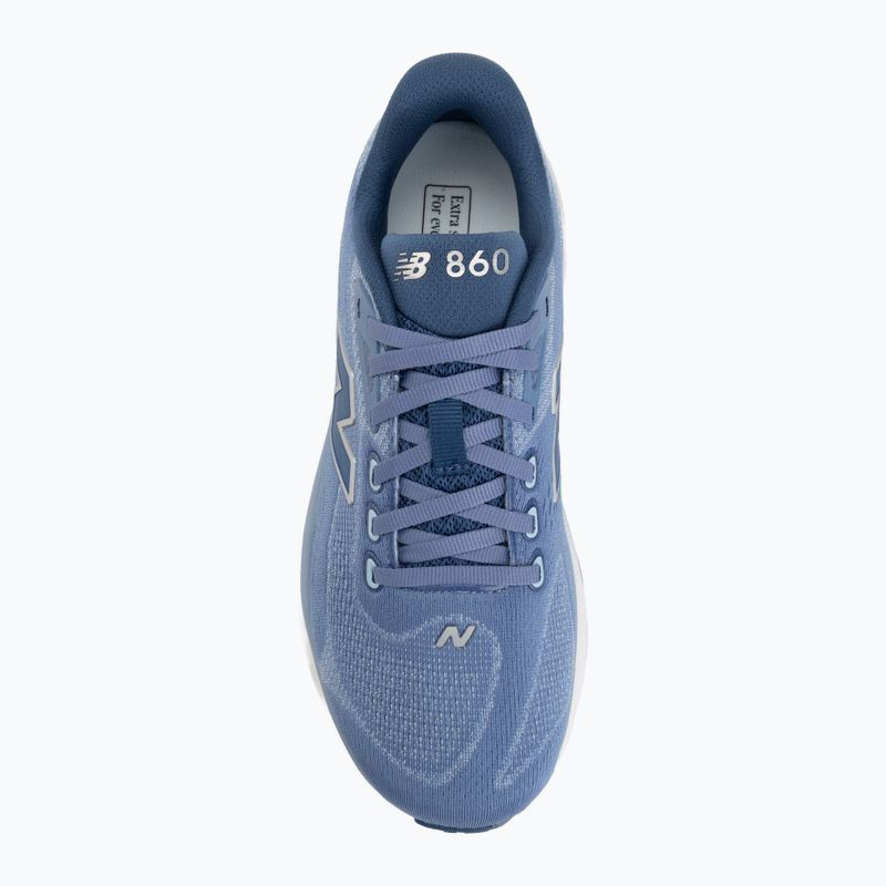 Moteriški bėgimo batai New Balance Fresh Foam 860's V15 fairweather blue/silver metallic 5