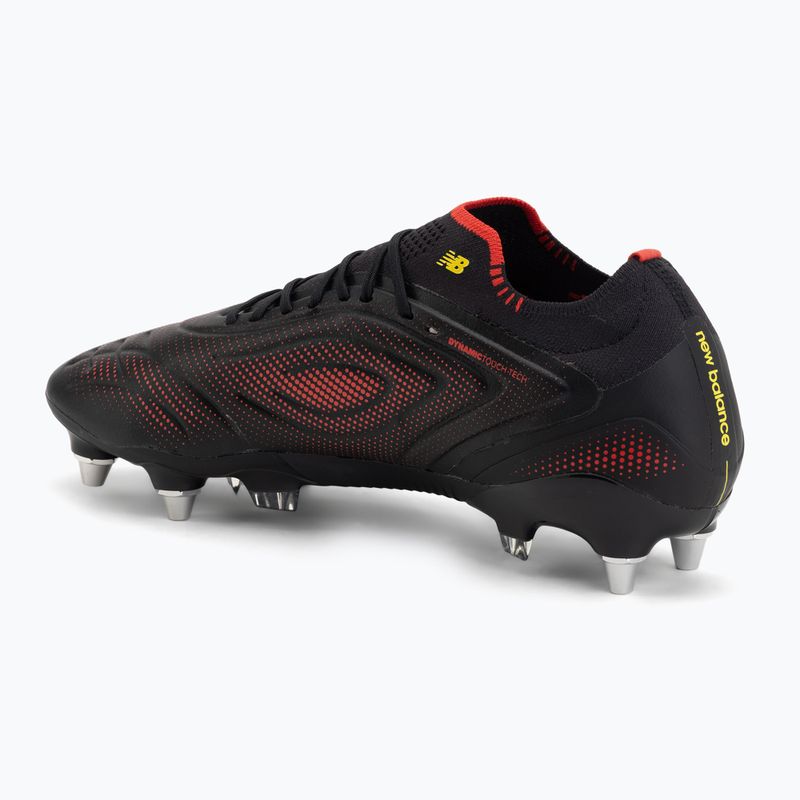 Futbolo batai New Balance Tekela Elite Low V5 SG black 100/punch yellow/fire cracker 3