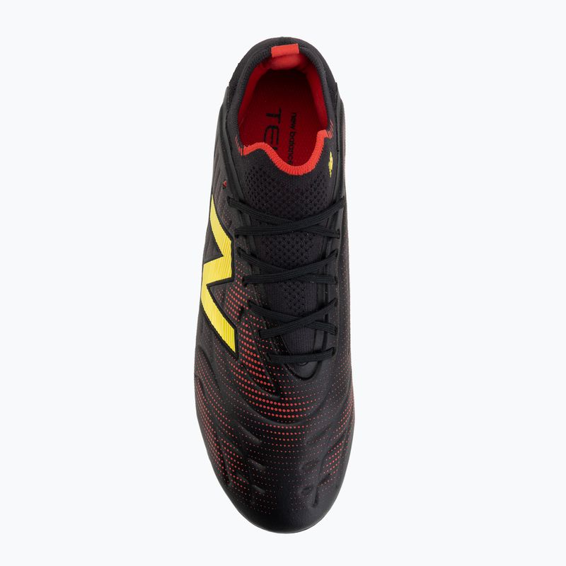 Futbolo batai New Balance Tekela Elite Low V5 SG black 100/punch yellow/fire cracker 5