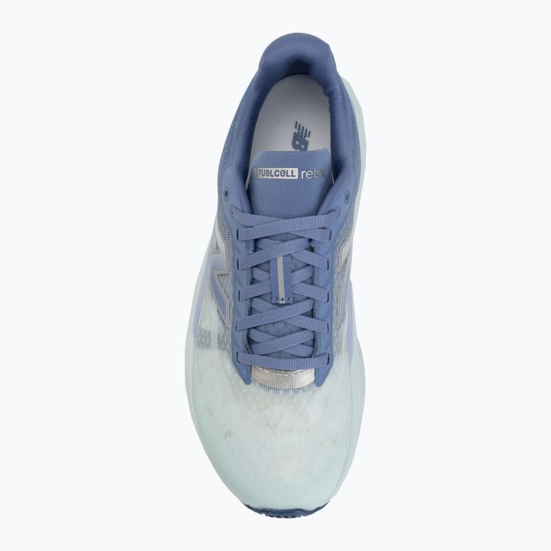 Moteriški bėgimo batai New Balance FuelCell Rebel V5 fairweather blue/glint blue 5