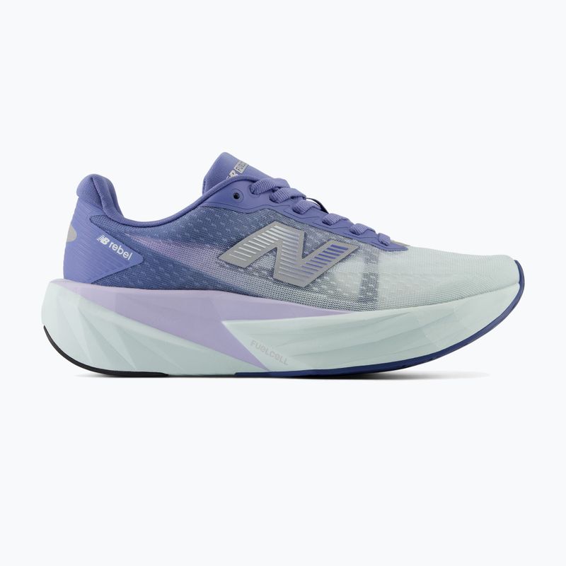 Moteriški bėgimo batai New Balance FuelCell Rebel V5 fairweather blue/glint blue 2