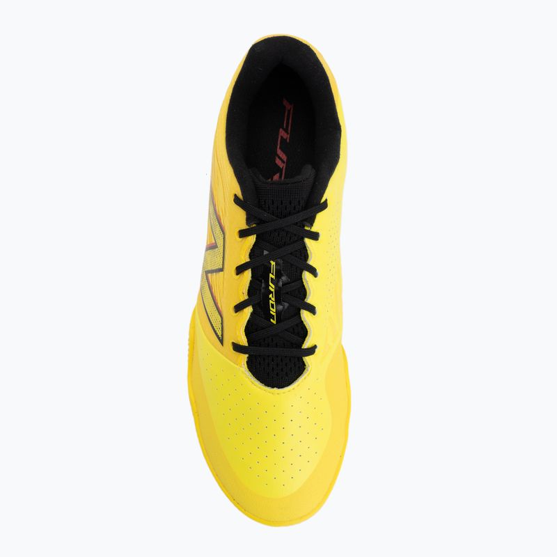 Futbolo batai New Balance Furon Pro V8 IN punch yellow/black 100/fire cracker 5