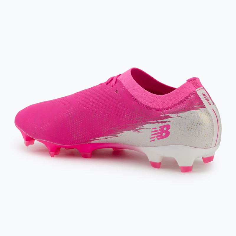 Futbolo batai New Balance Furon Pro V8 FG pink heat/sea salt/gold metallic 3