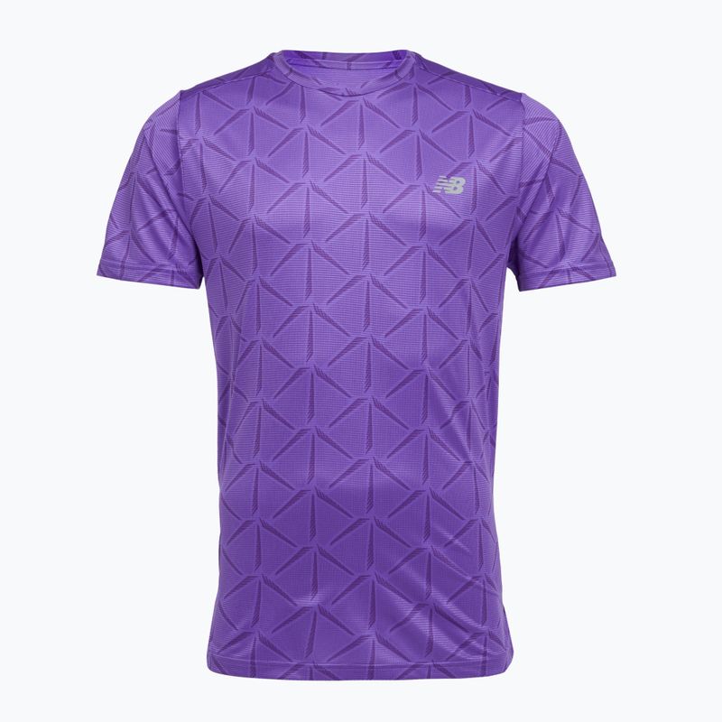 Vyriški marškinėliai New Balance Essentials Printed T electric purple 6