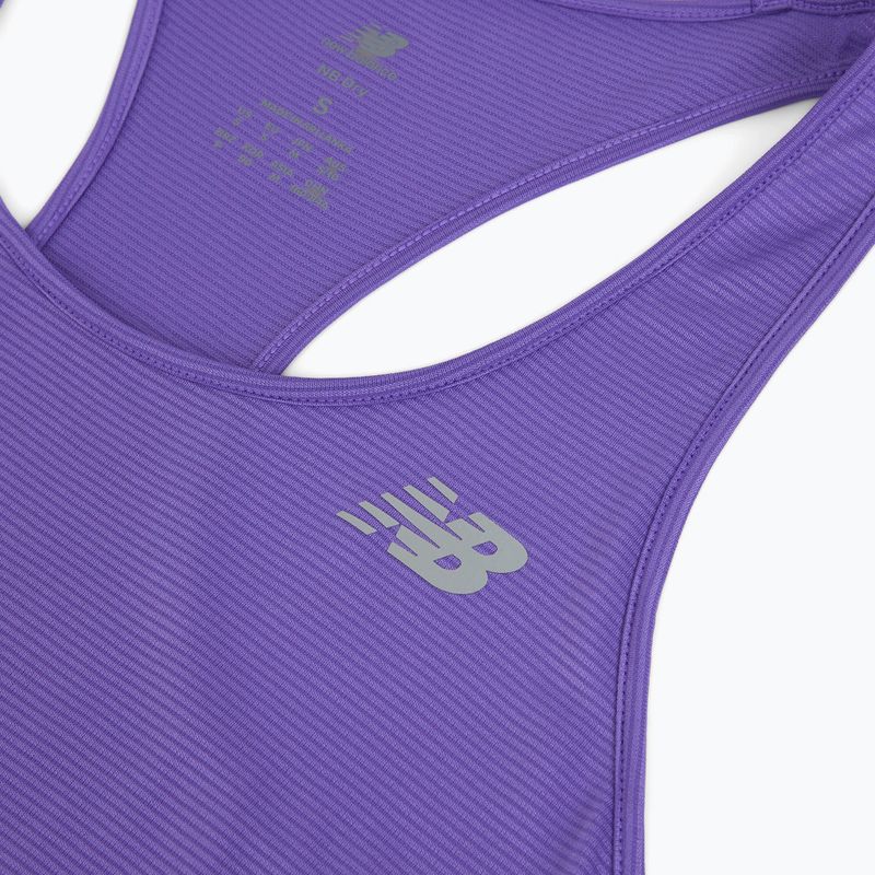 Moteriški bėgimo marškinėliai New Balance Sport Essentials Tank electric purple 3