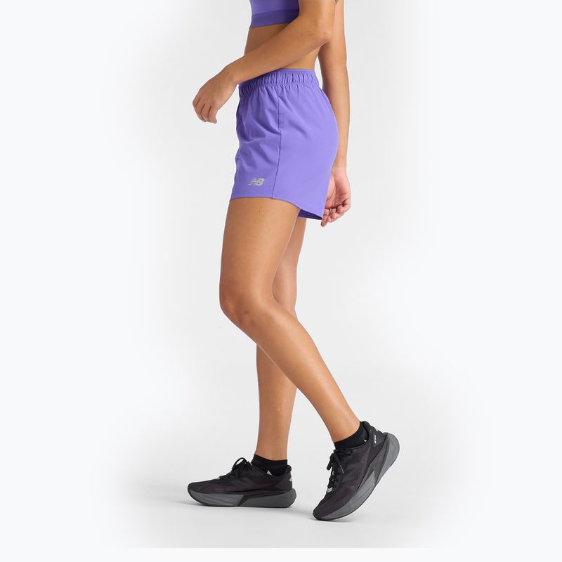 Moteriški bėgimo šortai New Balance RC 5" electric purple 5