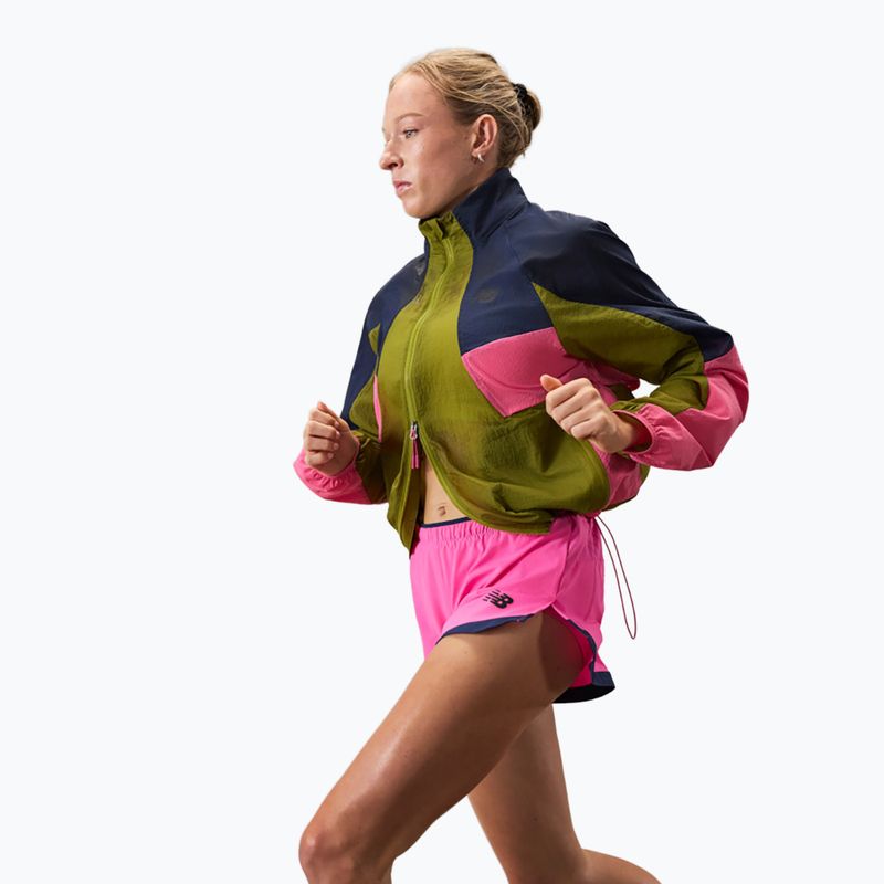 Moteriški bėgimo šortai New Balance Run Essentials 3" pink heat 4